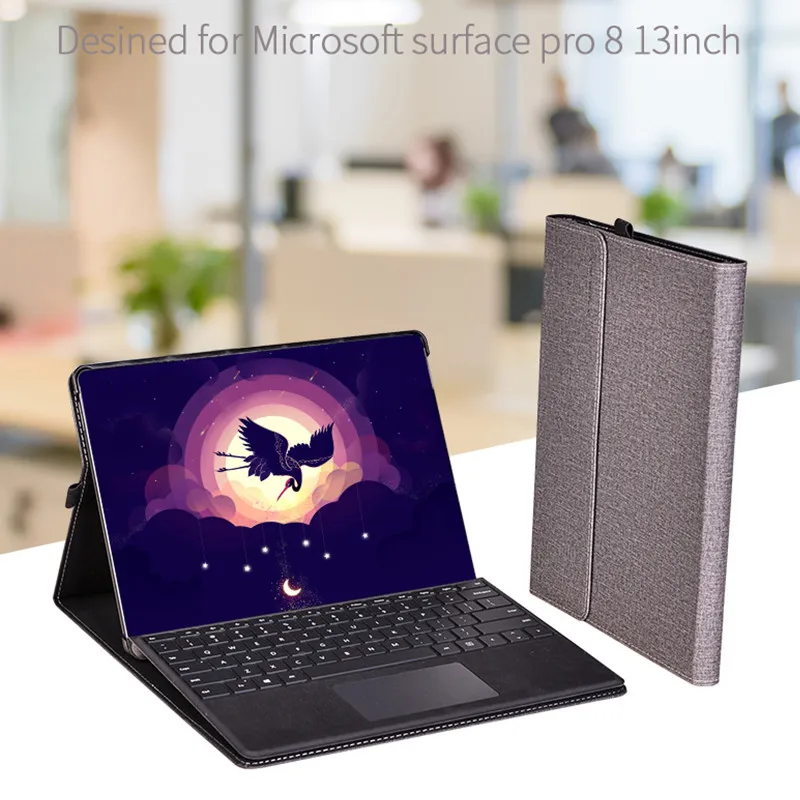 For Microsoft Surface Pro 9 13 inch Funda Tablet Case for Microsoft Surface Pro9 Pro 8 2021 Flip Cover Stand Protective Shell