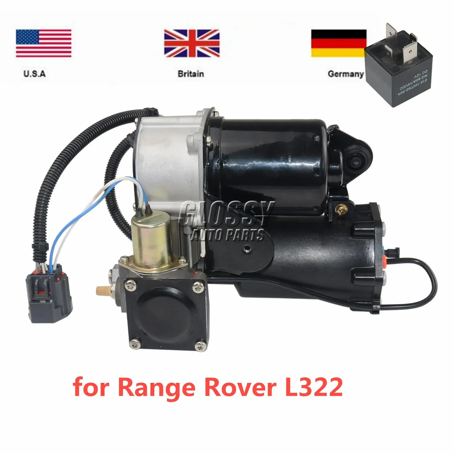 AP03 Hitachi Air Suspension Compressor Pump For Range Rover L322 06-09 P/N:LR025111