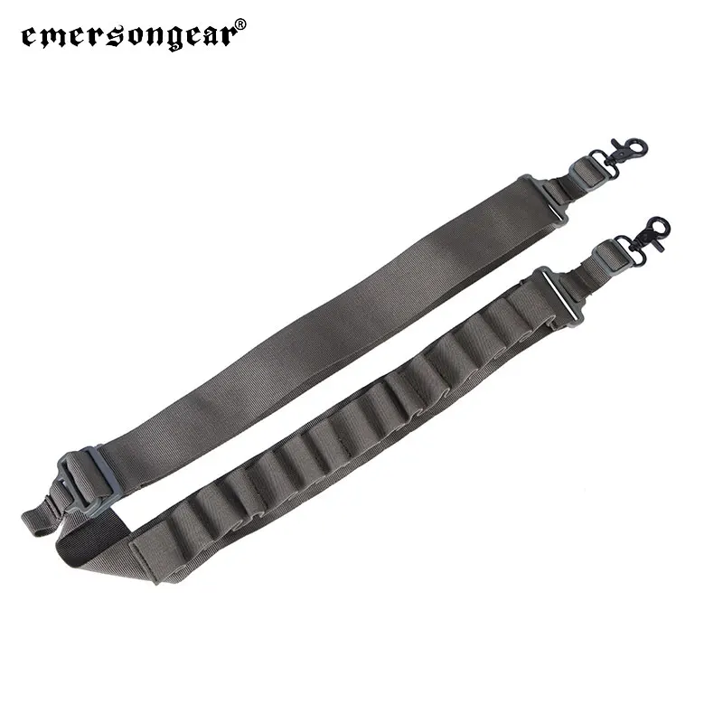 

Emersongear Tactical Shotgun 15rd Sling Carrying Strap Hunting W Buckle Hiking Shooting Combat Outdoor Sports Webbing EM8795