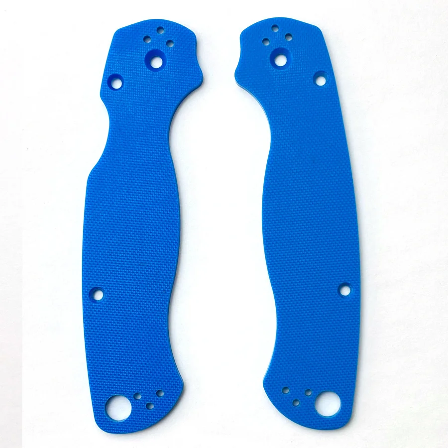 Custom G10 Knife Handle Patches Scales for Spyderco2 C81 Para2 Paramilitary 2 Spider Folding Knives DIY Accessories Parts Grips