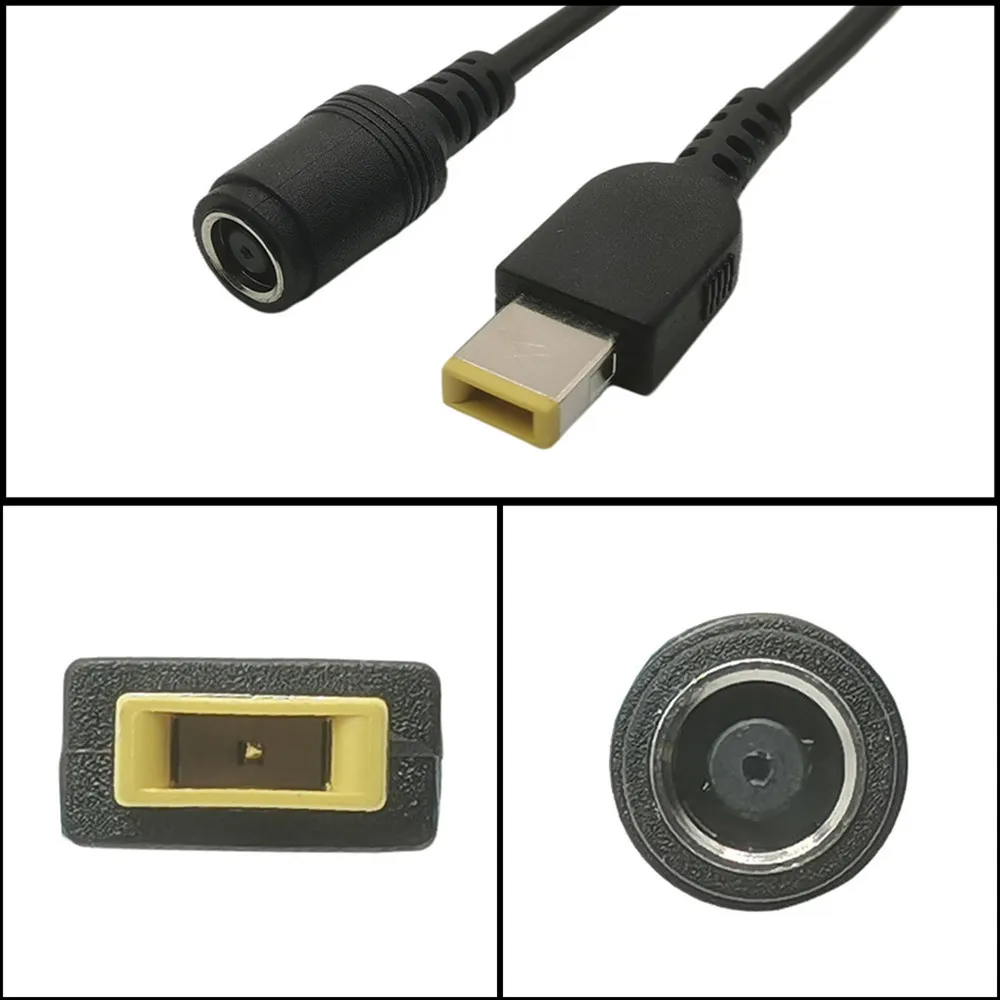

7.9*5.5 to Square Pin DC Power Plug Cable For Lenovo ThinkPad X1 Carbon 0B47046 adapter convertor connector power cable