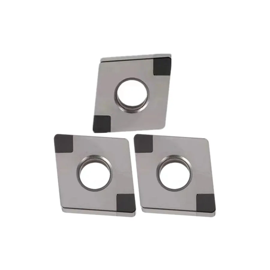 CNMG120404-2 CNMG120408 CNMG120412 2T CNMA120408-2T CBN tornio CNC utensile per tornitura esterna lama cubica nitruro di boro inserto diamantato