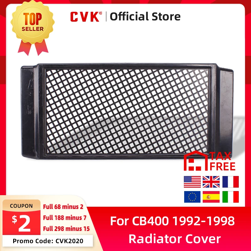 

CVK Radiator Grill Grille Cover Steel Net for Honda CB400 1992 1993 1994 1995 1996 1997 1998 Motorcycle Accessories