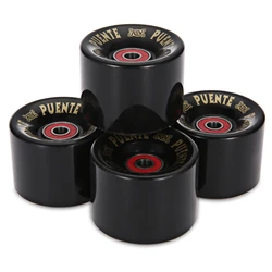 Outdoor Skateboard Wheels 4Pcs  Longboard Wheel Skate Roller Skate Scooter Roue Trotinette Freestyle  With Bearing 60 X 45MM