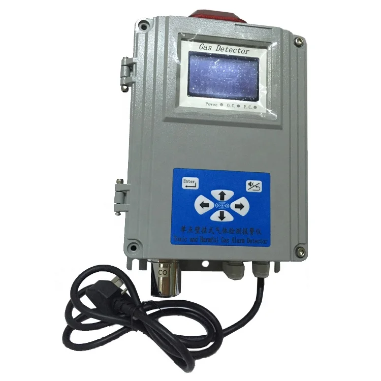 Industrial Fixed AC220V CH4 C2H6 gas analyzer 100%LEL methane gas detector