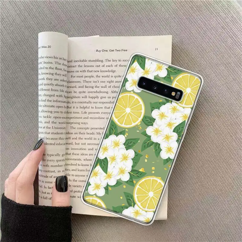 Summer green leaf fruit grape Phone Case For Samsung Note 20 Ultra 10 Lite 9 8 M11 M12 M21 M30S M31 Galaxy M32 M51 M52 A9 A8 A7