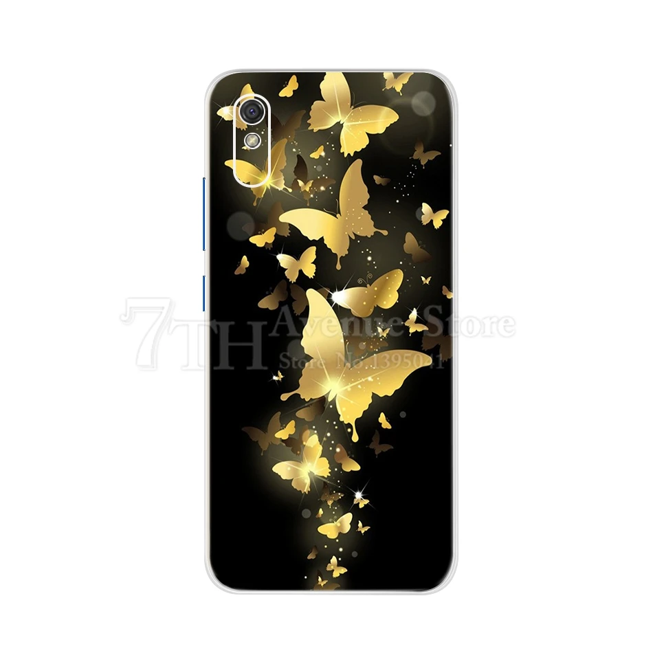Xiaomi Redmi 9A 9C 9 ケースかわいい猫プリントソフトシリコーン TPU バックカバー Redmi 9A 電話ケース Redmi 9C Redmi9 バンパー