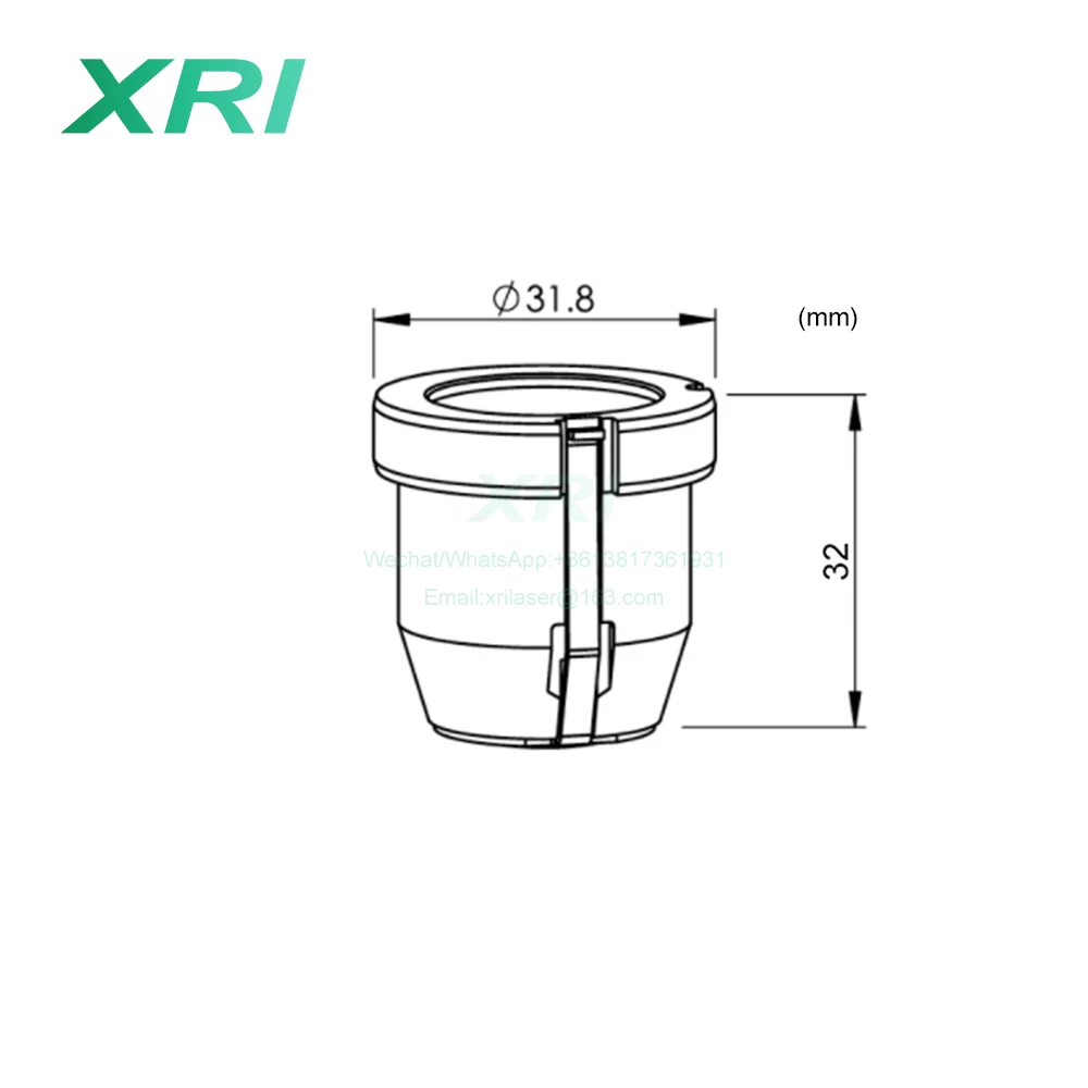Laser Ceramic Nozzle Holder P/N 0260432/260432 for Trumpf Laser Cutting Machine