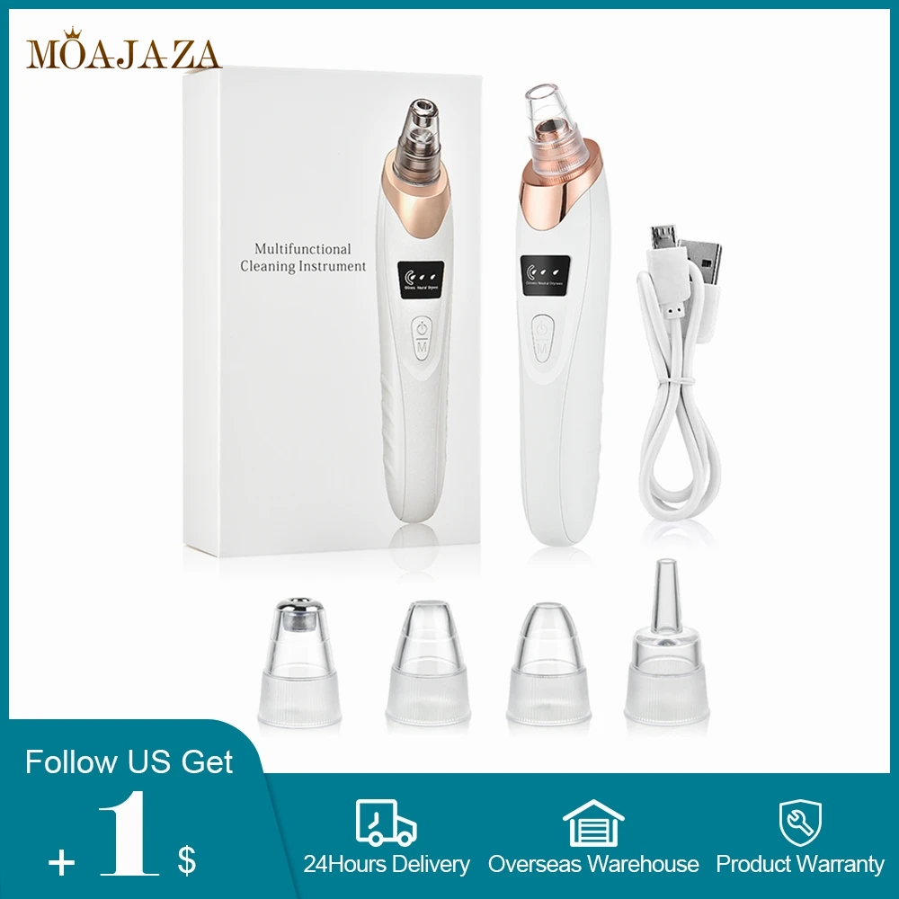 Aspirapolvere elettrico rimozione di punti neri poro Comedone detergente Spot Acne brufolo estrattore pulizia del viso cura della pelle carica USB