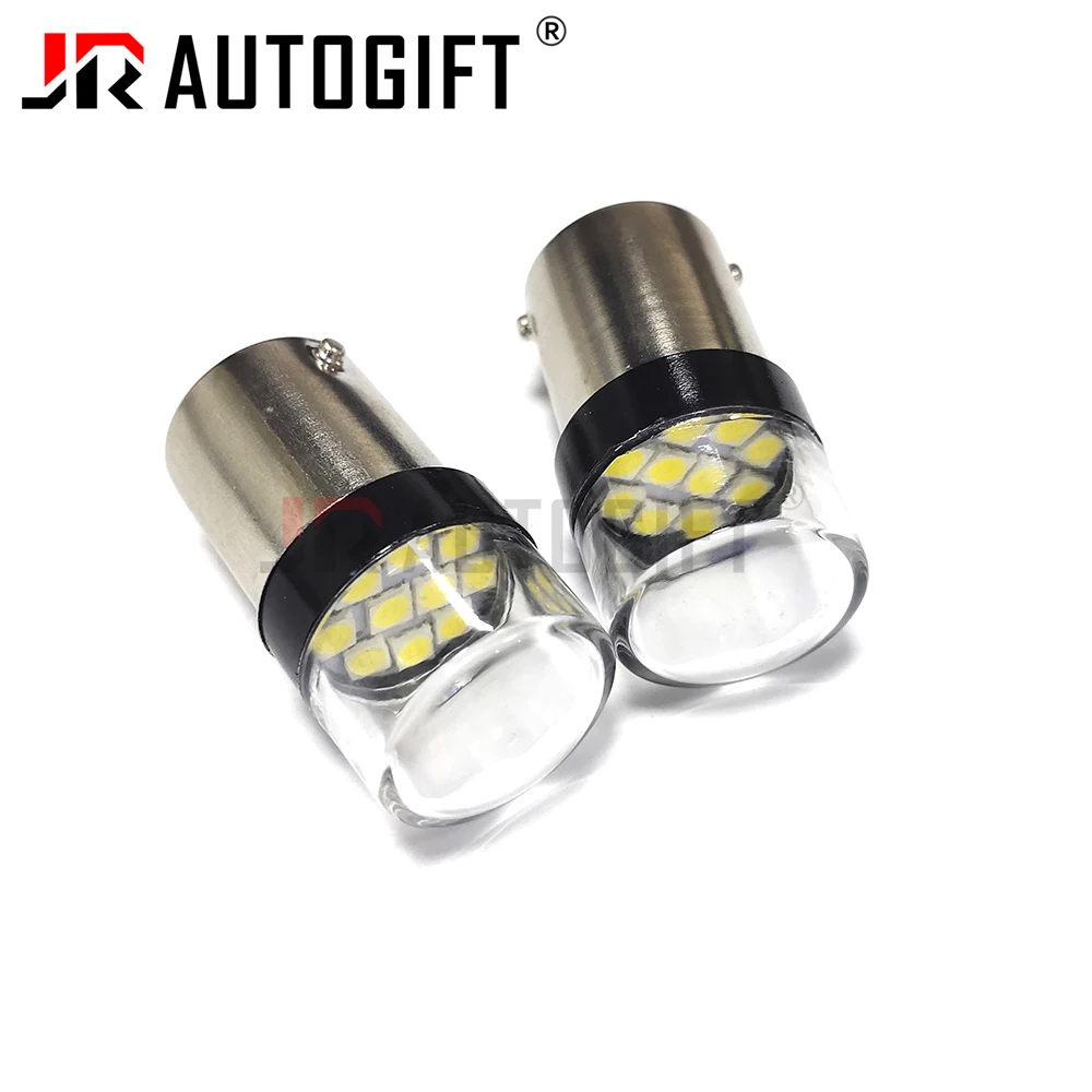 

100PCS 1156 BA15S 1157 BATY15D P21W P21/5W LED Bulbs 12V 24V 3030 10SMD Blue White Amber Red Car Turn Signal Lights