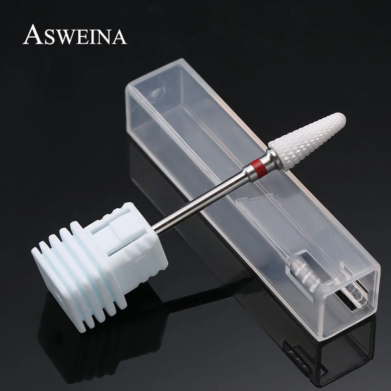 ASWEINA – forets à ongles en céramique, 1 pièce, appareil électrique à fraises rotatives pour manucure et pédicure, outils d'art, limes à ongles