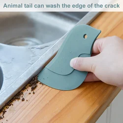 Baking Scraper Soft Animal Shape Household Oil Dish Plate Cleaning Scraper Tool Kitchen Cleaning Accessory