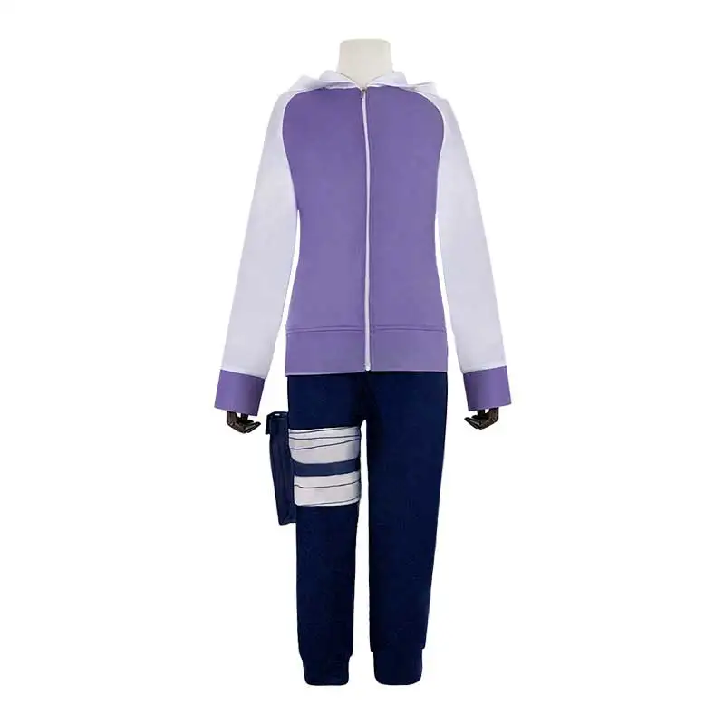 Hyuga HinMiCosplay pour femmes et filles âgées, veste à capuche, perruque, déguisement de fête d'Halloween, costume d'anime