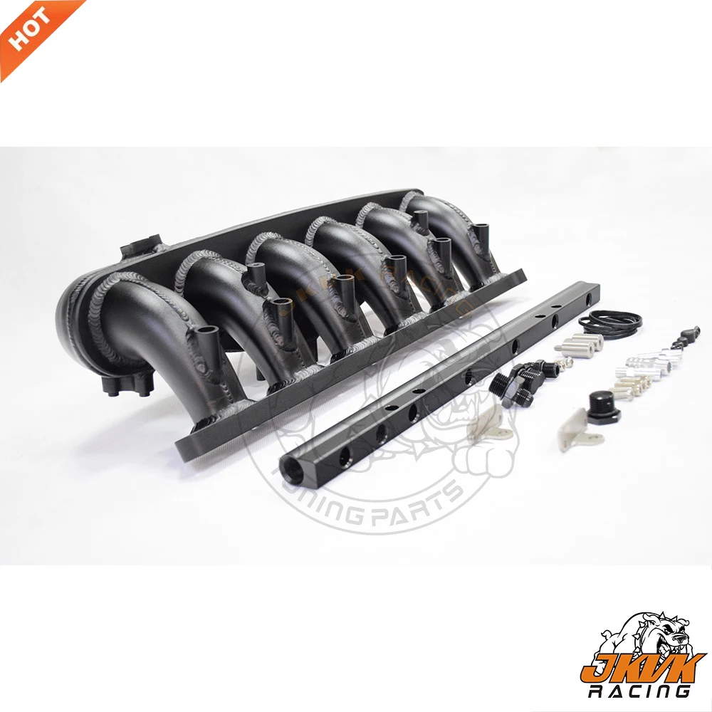 JKVK RACING N54 3.0L Billet Intake Manifold with fuel rail kit SET Black 135i 335i 535i E90 E91 E92 E93 E60 E61 E82 E88