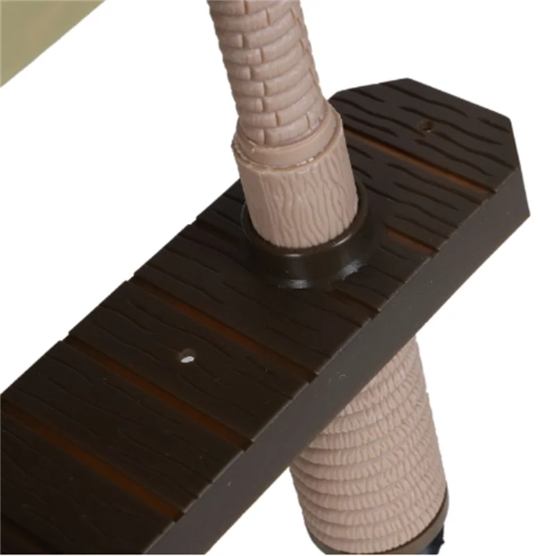 Reptile Large Turtle Square Pier Platform With Ramp Ladder Basking Floating Plastic Durable High Quality