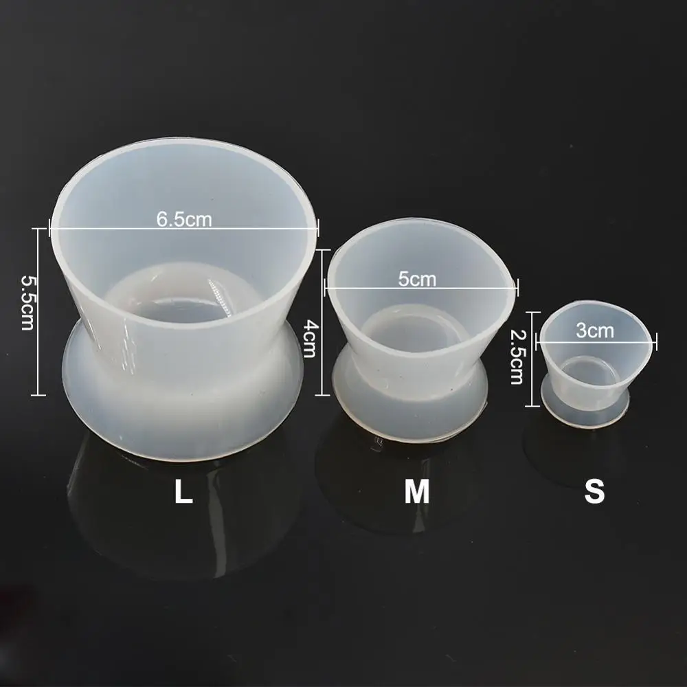 1PC New Eco-friendly Dental Lab Silicone Mixing Bowl Cup Silicone Mixed Bowls Cup