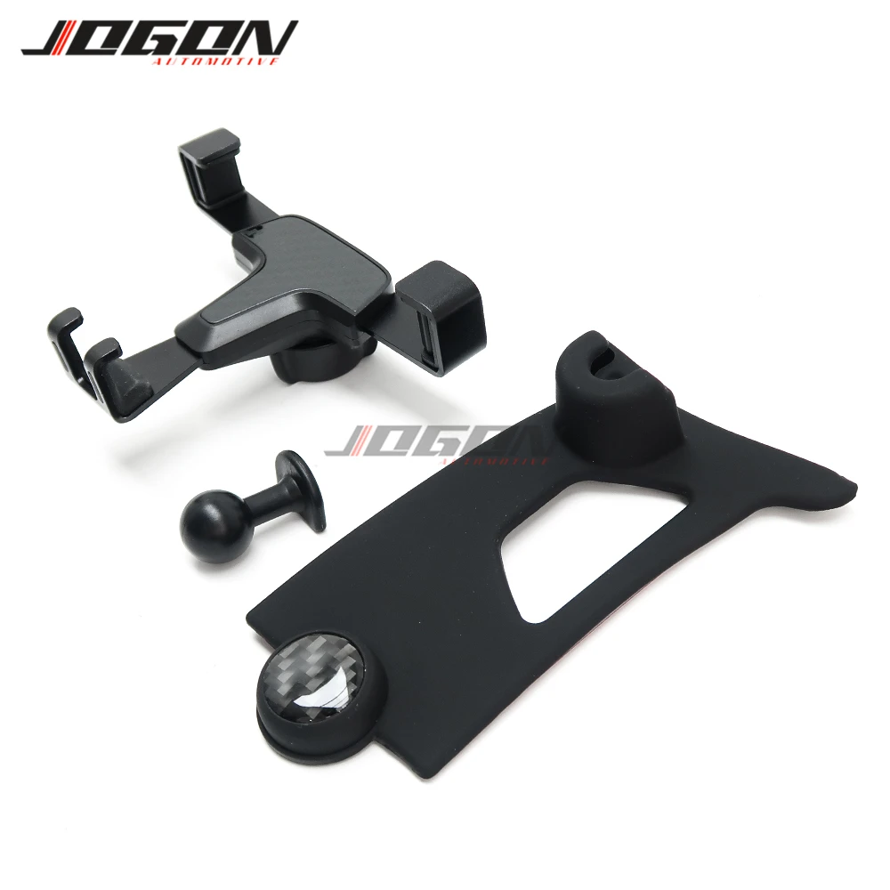 Carbon Fiber Look For Ford Focus MK3 3.5 2015-2018 2019-2021 Car Accessories Console Air Vent Mounts Cell Phone Holder Bracket