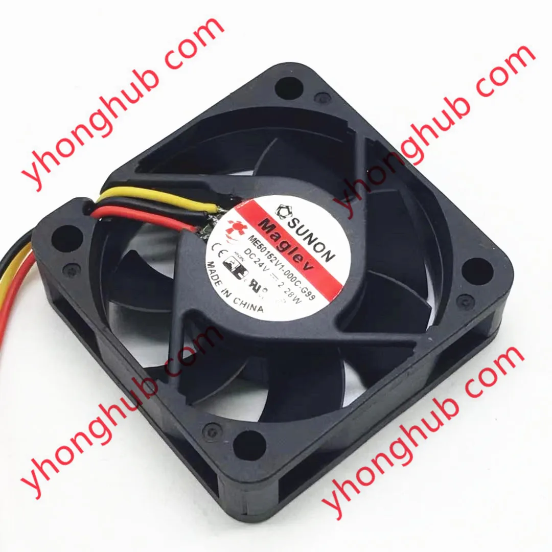 

SUNON ME50152V1-000C-G99 DC 24V 2.28W 50x50x15mm 3-Wire Server Cooling Fan