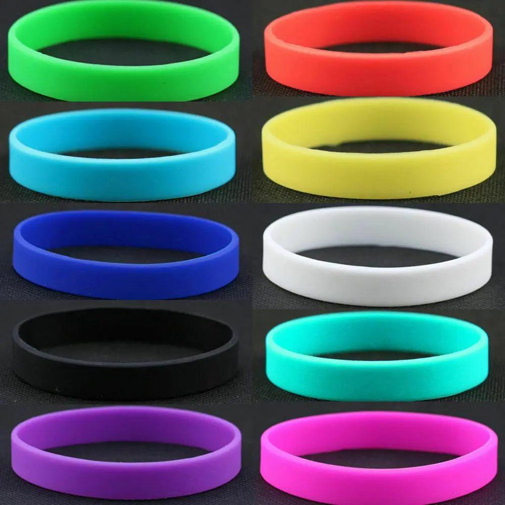 Casual Sports Fitness Silicone Rubber Elasticity Wristband Cuff Bracelet Basketball Sports Wrist Band Силиконовый браслет