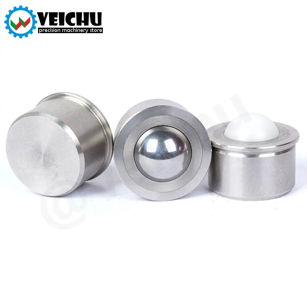 Veichu Converyor Component VCN310/311 Rvs Ronde Duurzaam Stier Wiel Transfer Bearing Roller Ballen