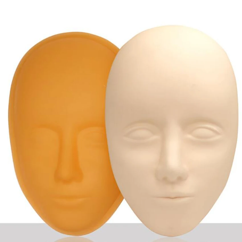 Pele falsa do treinamento da tatuagem dos lábios do olho facial profissional da pele da prática da tatuagem do silicone 5d, pele prática da sobrancelha da composição da beleza