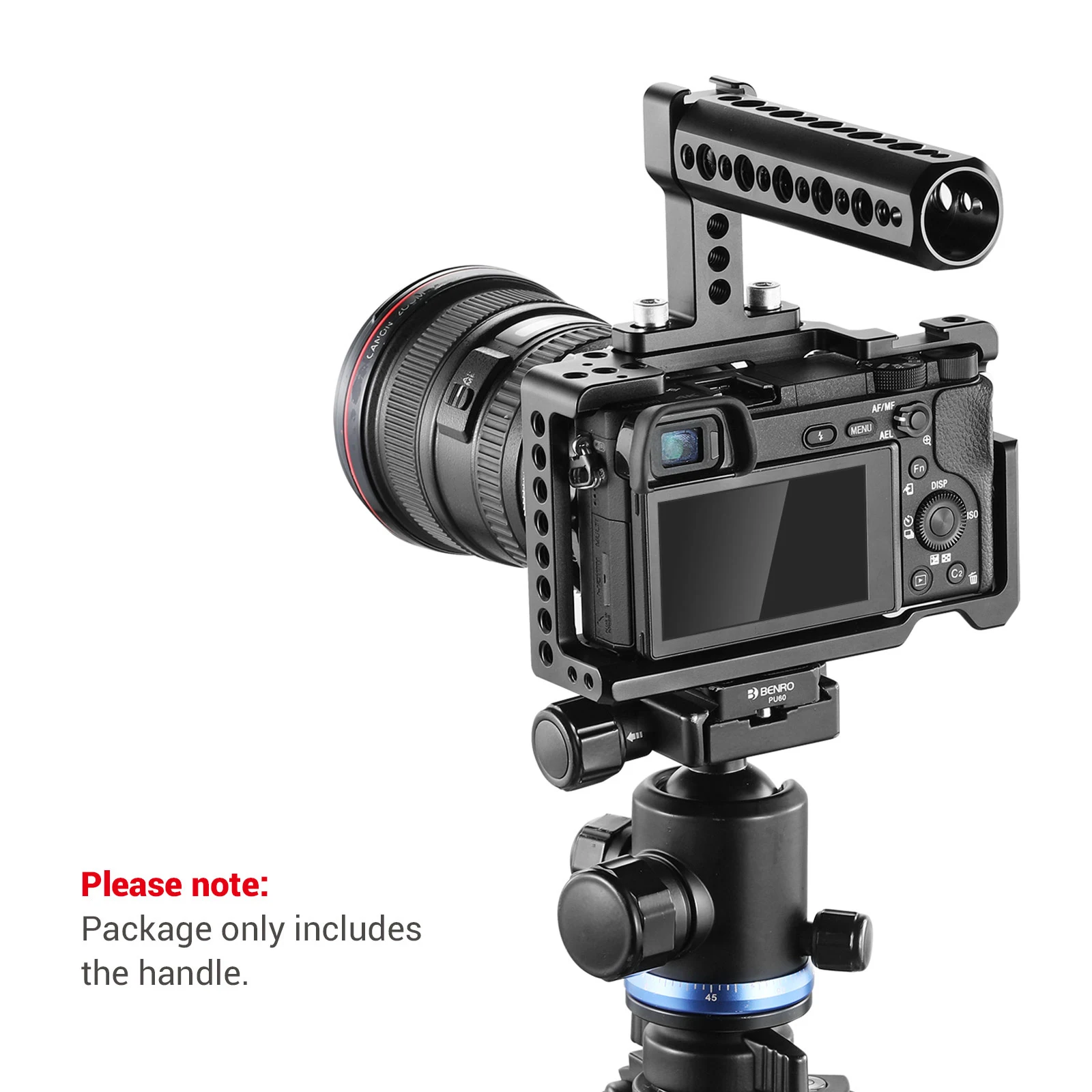 SmallRig – poignée supérieure de caméra avec chaussure froide DSLR, plate-forme pour A6500 A73 A7III Z6, Cage de caméra fonctionnelle, prise en main