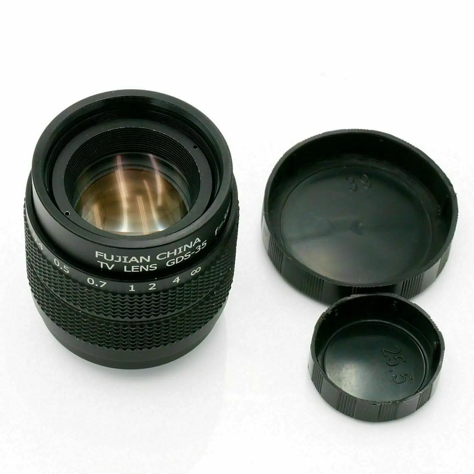 35mm f/1.7 CCTV Movie Lens for M4/3 / MFT Mount Camera & Adapter bundle