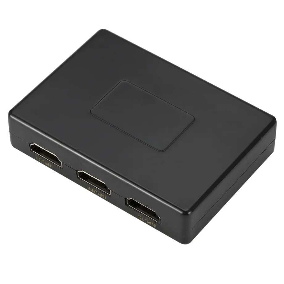Grwibeou 3 Port 4Kx2K 1080P Switcher HDMI Switch Selector 3x1 Splitter Box Ultra HD for HDTV Xbox PS3 PS4 Multimedia HOT Selling