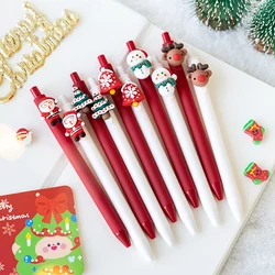 5 Stks/set Gel Pen Kerst Pen Briefpapier Kawaii Schoolbenodigdheden Gel Inkt Pen School Briefpapier Office Leveranciers Pen Kids Geschenken