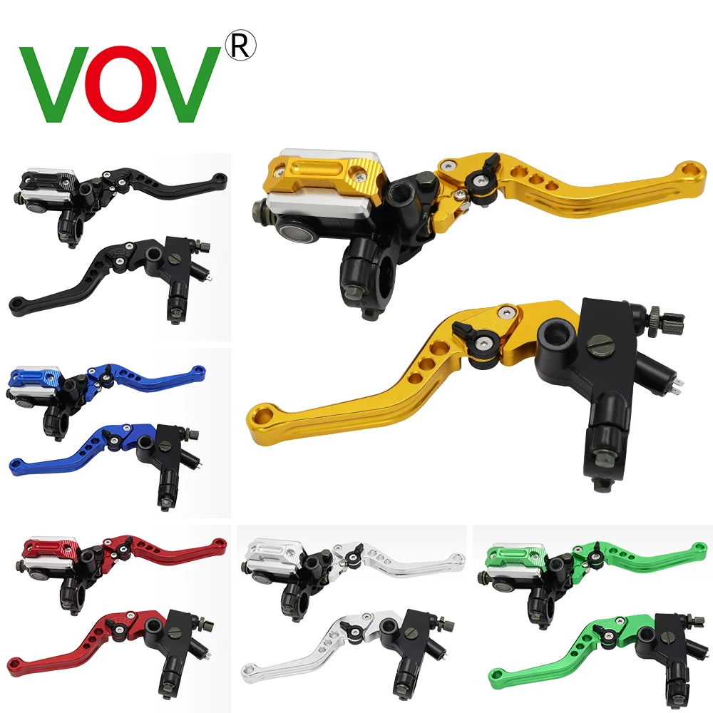 CNC Motorcycle Brake Clutch Levers Hydraulic Front Master Cylinder Motorbike Handle For Scooter Pocket Dirt Pit Bike Motocross