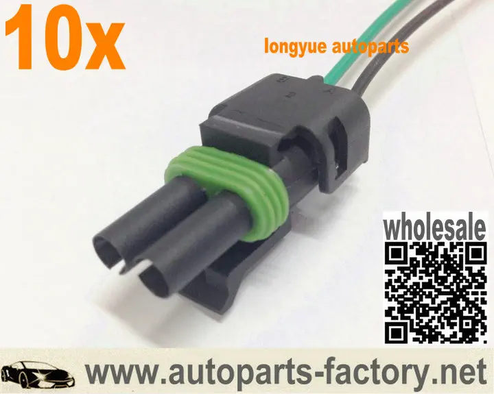 Longyue 10pcs T56 Backup Light Connector Wiring Pigtail  for  LT1 LS1 Lamp Transmission GM