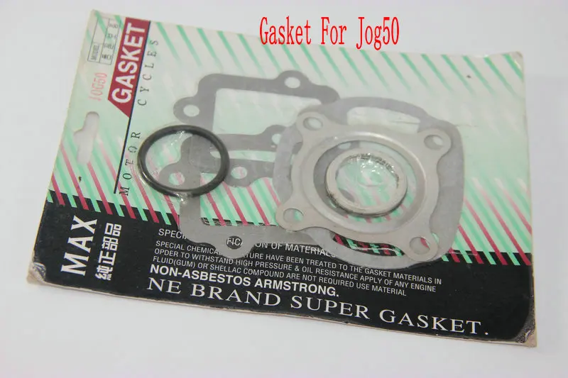 Motorcycle Cylinder Gasket Exhaust Seal For Yamaha  Scooter 2 Stroke 50cc Jog50 3KJ ZR Carburetor Manifold Gasket