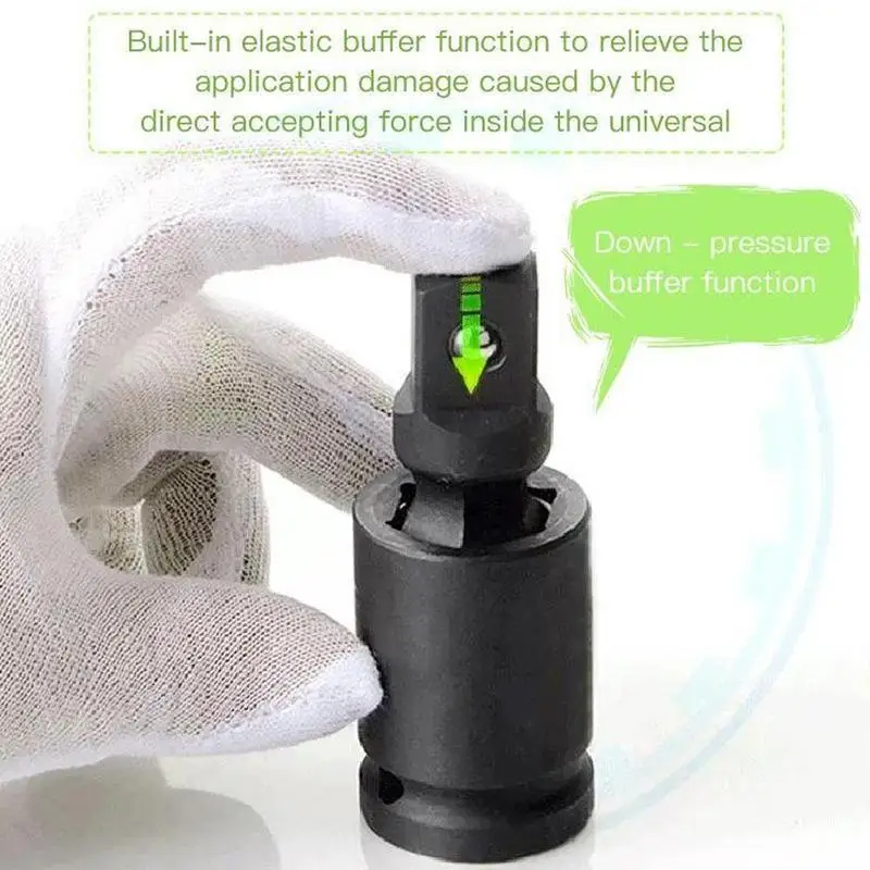 3 pçs universal ajustável soquete comum 1/4 "3/8" 1/2 "chave soquete adaptador de 360 graus conjunto de ferramentas de mão