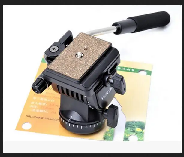 YUNTENG YT-950 DSLR Camera Video Fluid Drag Tilt Pan tripod Head for Nikon Canon Sony