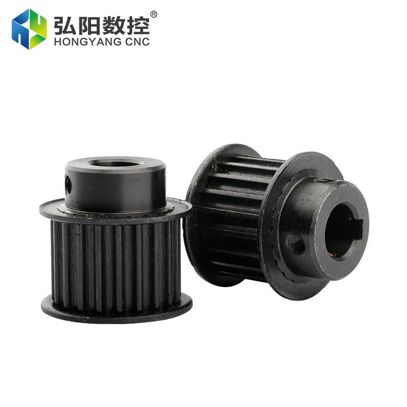 5M Synchronous Pulley 18 20 30 Gear Hole 12.7 14 19mm Width 15mm Rubber Drive Belt Deceleration 1:5 Tooth CNC Router Gear Box