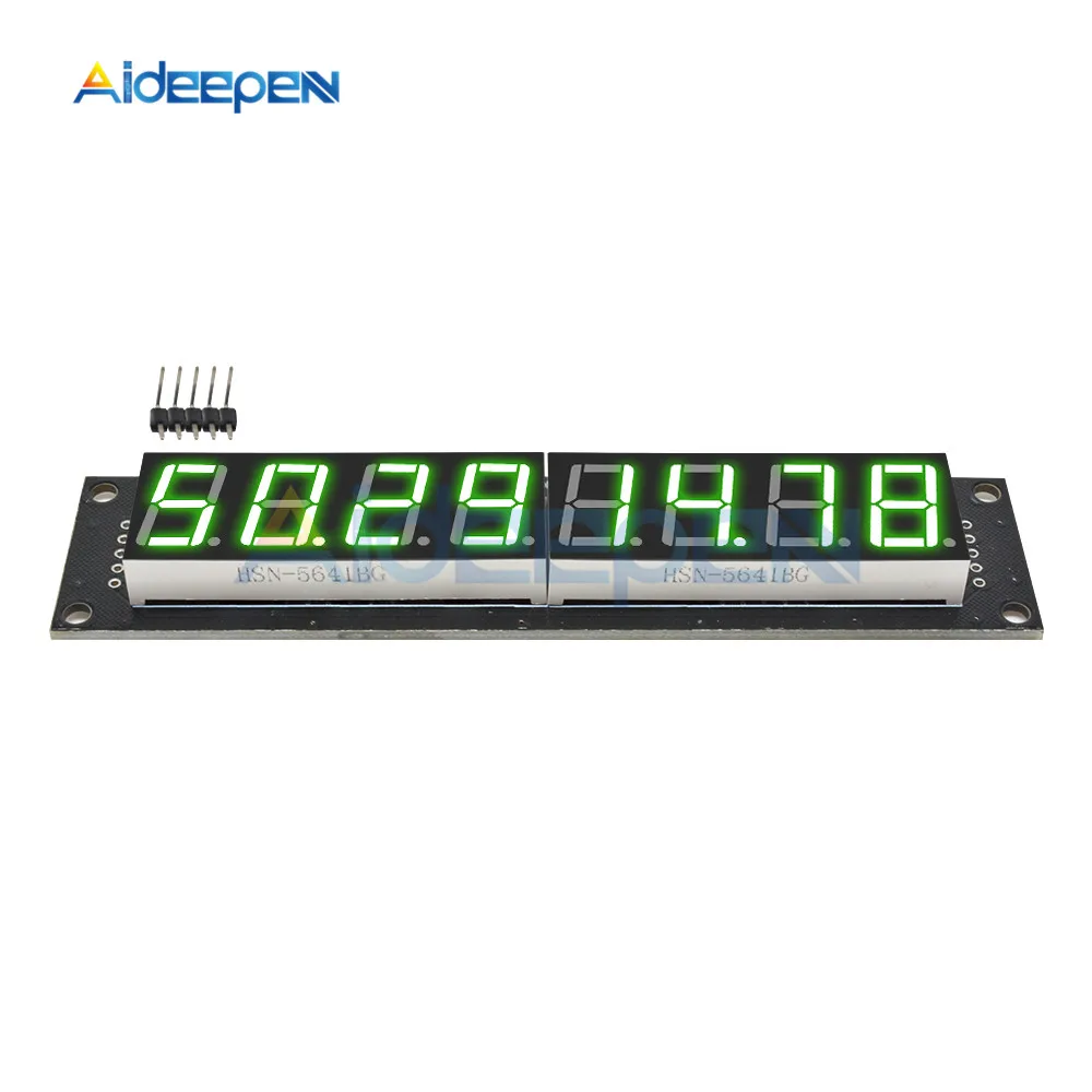 74HC595 Modul 8-stelliges LED 0,56" Anzeigerohr (dezimal) 7-Segment 74HC595 Digitales LED-Röhrenmodul Rot Blau Gelb Grün Weiß – Detail 7