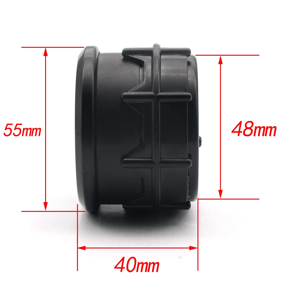 DepoTuning 2\'\' 52MM Boost/Water Temp/Oil Temp/Volt/Tachometer/Oil Pressure Gauge Black Color Digital Red Led + Gauge Pods