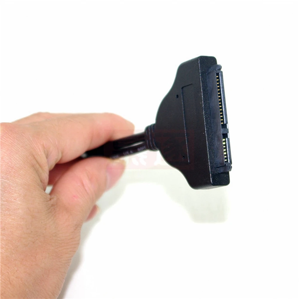 외부 전원 하드 디스크 드라이브 변환기용 어댑터 케이블, USB 3.0 또는 USB2.0-SATA 22 핀, 2.5 인치, 3.5 인치 HDD