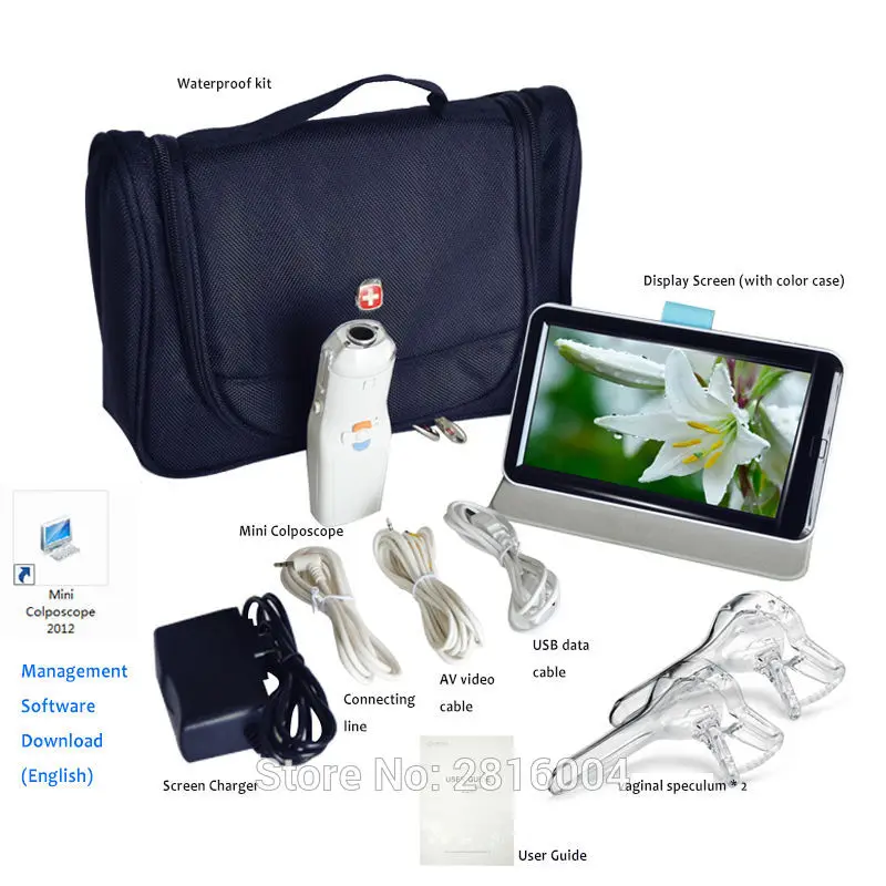 Portable Digital Video Electronic Mini Colposcope FA2 3000 000 Pixels with Display Screen Sunny Medical Miniscope Suit SEYES