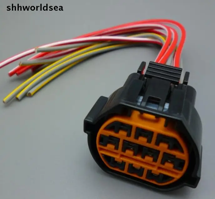 worldgolden 1/2/5/30/100PCS FOR Hyundai / for Kia K2 / headlight plug / import / 10p / harness connector