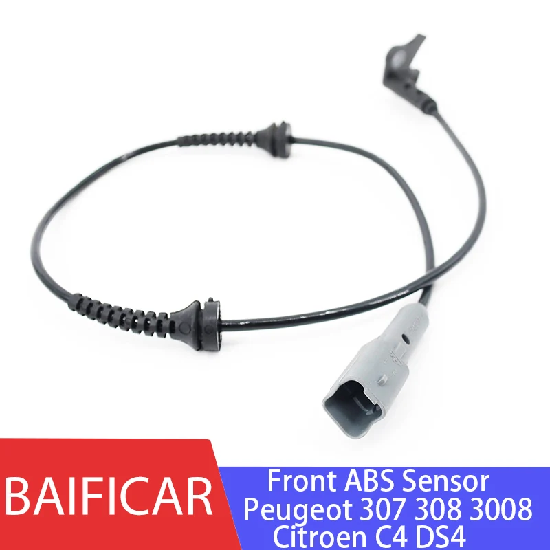 Brand New Genuine Grey Plug Front ABS Wheel Speed Sensor 4545K3 4545F5 9665386780 For Peugeot 307 308 Citroen C4 DS4