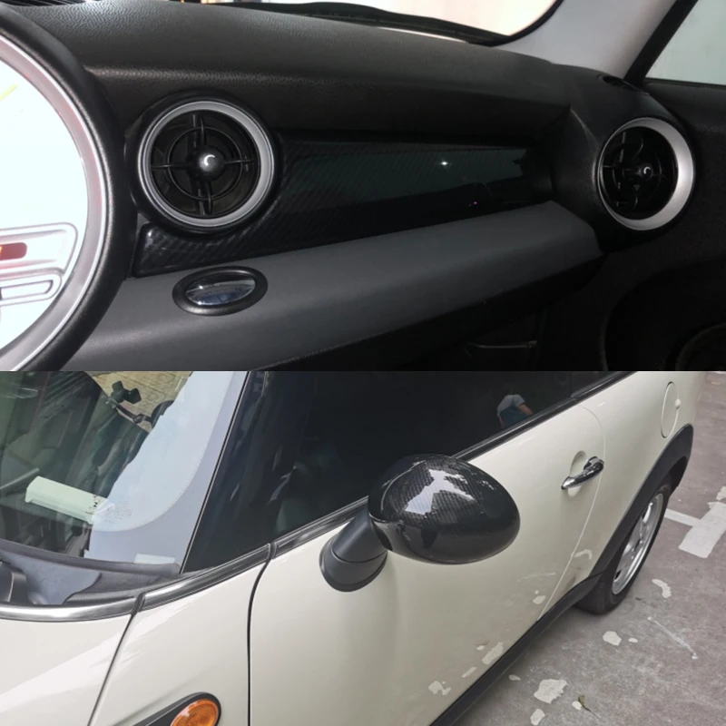 Car Door Tachometer Steering Wheel Decoration Sticker For MINI ONE Cooper JCW R55 R 56 R57 R58 R59 R60 R61 Interior Accessories