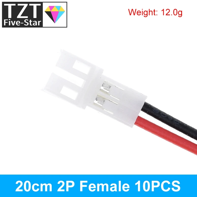 10 Stück 5 Paar Micro JST PH 2.0 2P 3P 4P 5P 6PIN Stecker-Buchsen-Verbinder mit Kabeln 20CM+20CM für Arduino MP3 – Detail 17