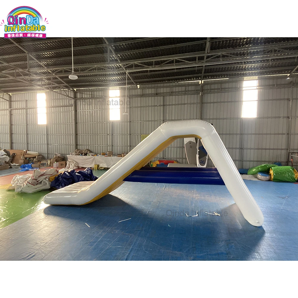 Floating Water Triangle Slides Inflatable Water Climbing Slide For Pool Games