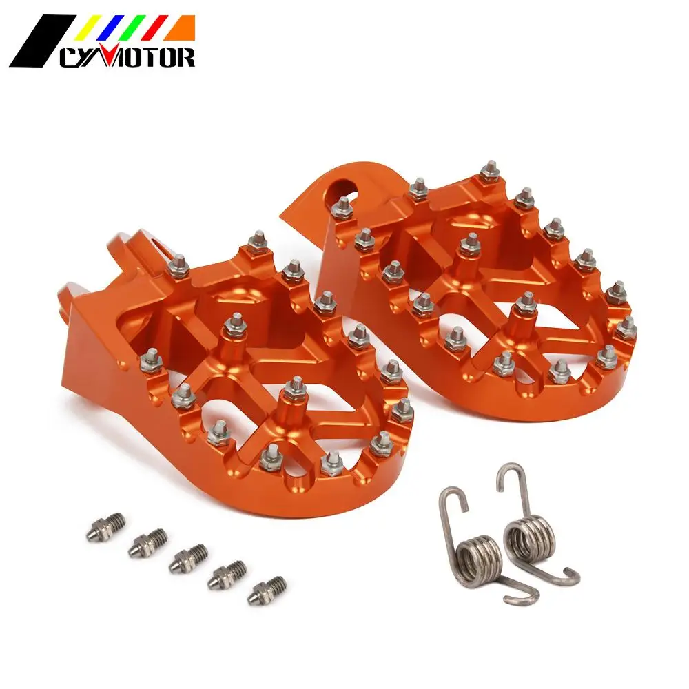 CNC Foot Pegs Pedals Foot Rests For KTM SX SXF EXC EXCF XC XCF XCW XCFW Husqvarna TC TE TX FE 85 125 150 200 250 300 350 450 530