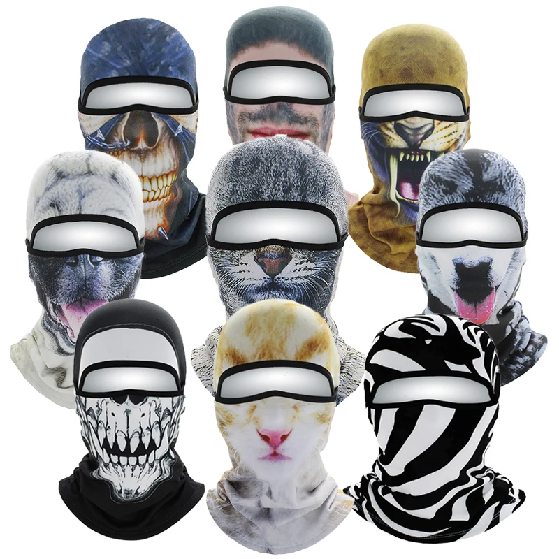 Horror Cycling Mask Sport Running Animation Jogging Cute Bandana Full Face Shield Cool Training Winter Warm Dust Scarf Headband