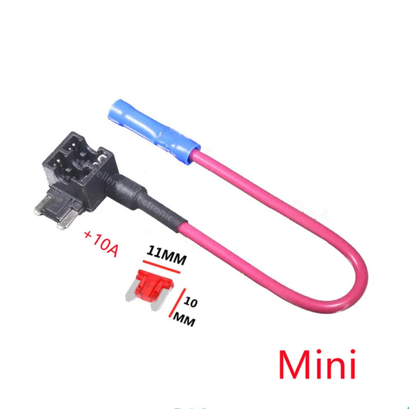 GTIWUNG 6Pcs 32V Add-A-Circuit Fusible Tap Adaptateur, Porte-fusible Voiture, Adaptateur Porte Standard Lame Ajouter un Circuit Robinet Piggy Back