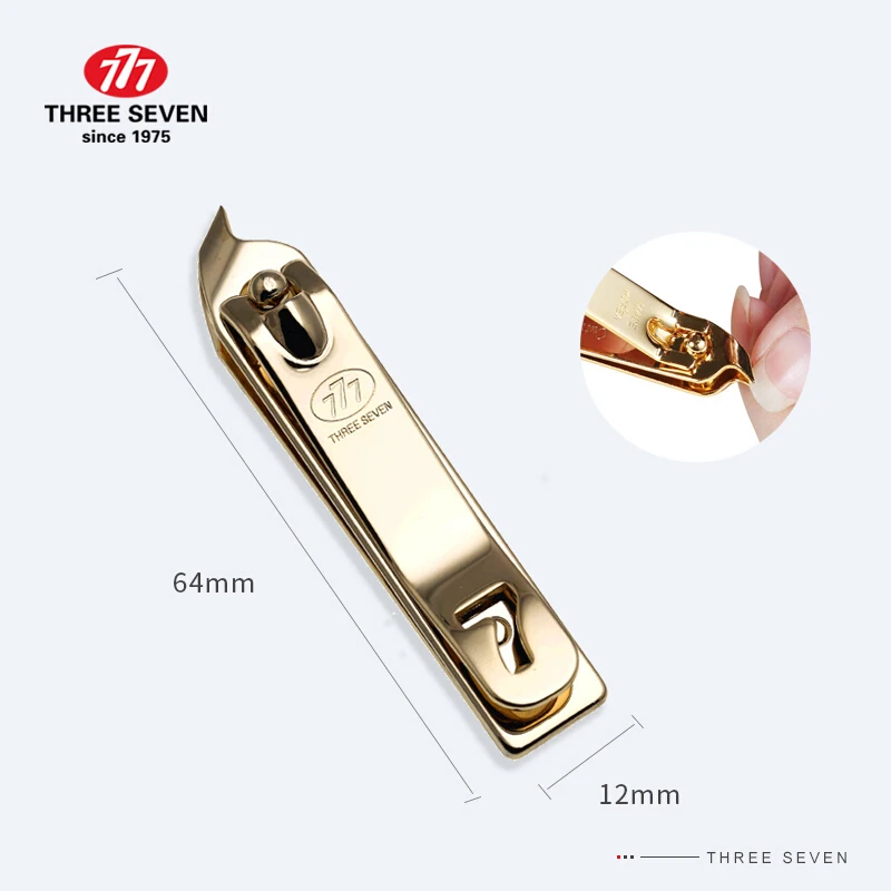 THREE SEVEN 1Pc Nail Clipper Fingernail Scissor Manicure Cutter Pedicure Nail Tools Toenail Trimmers with Nail Files