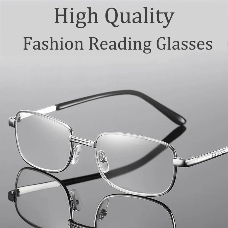Finished Anti-scratch Natural Crystal Reading Glasses for Men Women Anti-fatigue Glass Lense Presbyopic Eyewear Diopter 1.0 To 4