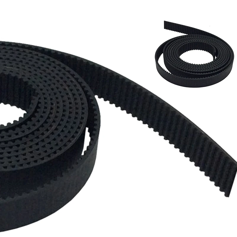 Open Timing Belt HTD 3M Open Ended Rubber Timing Belt Width 15mm Arc Tooth Synchronous Belt for 3D printer 2/3/5/10/20/50Meter